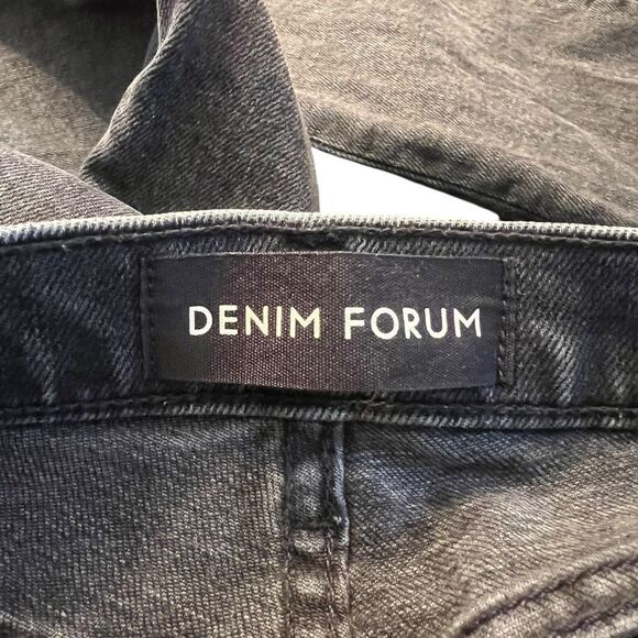 Denim forum yoko high rise slim dark wash jeans - Picture 3 of 10